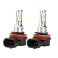 thumbnail image 1 of 2pcs Aluminum Shell H8 H11 80W 6500K CSP White Fog Light Bulb With Decode 12-24V Universal Car Outside Light, 1 of 8