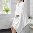 thumbnail image 2 of Kebury 18 Piece Family Bath Towels Set - 6 Bath Sheets, 6 Hand Towels & 6 Washcloths - Microfiber Shower Towels with Hanging Loop Absorbent Ultra Soft Towels for Bathroom Spa Gym- White, 2 of 7