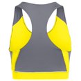thumbnail image 4 of Ladies All Sport Sports Bra Xl Power Yellow/Graphite, 4 of 4