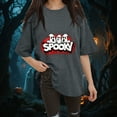 thumbnail image 2 of Godom Plus Size Halloween Shirt Women Funny Graphic Short Sleeve Tops Tees, 2 of 6