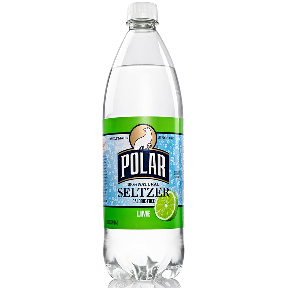 Polar Seltzer Water, Lime, 33.8 Fl Oz, 12 Count