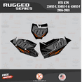 thumbnail image 3 of Kalair GFX Graphics Kit for KTM Enduro 4-stroke 250XC-F, 350XC-F and 450XC-F (2016-2018) Rugged Series, 3 of 5