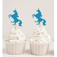 thumbnail image 1 of Darling Souvenir, Unicorn Cupcake Toppers, Birthday/ Wedding/ Bay Shower Party Dessert Decorations - Pack Of 20, 1 of 3