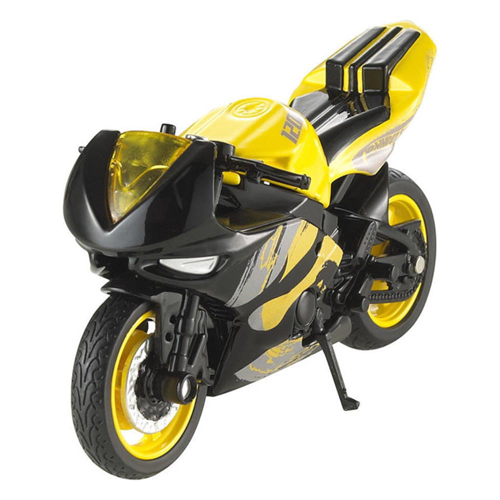 NEW Mattel X7720 Hot Wheels 1:18 Street Power TURBOBIKE Motorcycle Yellow Black