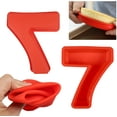 thumbnail image 2 of Cake Mold Silicone Numbers Large Number 7 Baking Mold Baking Birthday Anniversary Birthday Cake 20 X 25 cm (Multi-Way), 2 of 7