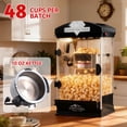 thumbnail image 6 of Enyopro Popcorn Machine, 10oz Kettle Popcorn Machine with Warming Deck, Countertop Popcorn Popper for Movie Theatre, Parties, Red, 6 of 7