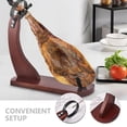 thumbnail image 3 of LOLIPPYY Hammock Stand Hooks Heavy Duty Ham Holder Wood Space-saving for Restaurants Kitchen Use 1Pcs, 3 of 8