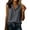 *1-Dark Gray, variant on VBVC Women's Cotton-Linen Collared Tank Top , Ladies' Sleeveless Half Button Work Blouse , Summer Office Loose Fit Top For Women,Army Green,S-2XL