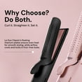 thumbnail image 4 of L'ange Hair Le Duo 360 Airflow Styler, Titanium Flat Iron Hair Straightener (Blush), 4 of 14