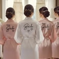 thumbnail image 7 of Vjnyvs Bridesmaid Proposal Gift Set 6 Matching Satin Robes for Women Bride Bridesmaids Kimono Style Robes for Bridal Shower, Bachelorette Wedding Morning, 7 of 7
