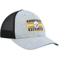 thumbnail image 3 of Men's '47 Heathered Gray/Black Pittsburgh Steelers Motivator Flex Hat, 3 of 4