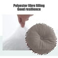 thumbnail image 4 of PATLOLLAV Christmas Soft Cushion for Sofa,Gray Scandinavian Style Velvet Throw Pillow with Tassel,Round Cushion Ball Round Pillow Sofa Cushion Floor Pillow,Christmas Clearance, 4 of 5