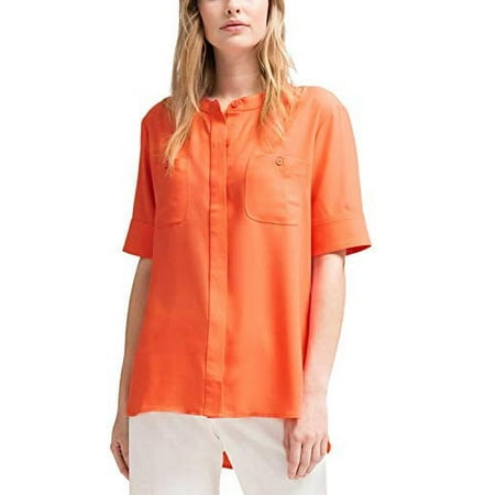 DKNY High-Low Shirt (Coral, M)