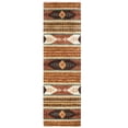 thumbnail image 4 of Alora Decor Ryder 2'6" x 8' Tribal Multi/Brown/Blue/Gold/Khaki Hand-Tufted Rug, 4 of 5