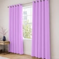 thumbnail image 1 of Cortinas Blackout 275cm Ancho X 215cm De Largo En 2 Paneles, 100% Microfibra Poliéster VIOLETA, 1 of 1