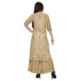 thumbnail image 5 of Moomaya Plus Size Printed Loose Palazzo And Kurta Set Ethnic Dress For Women, 5 of 6