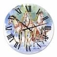 thumbnail image 2 of Designart 1 in Farmhouse Wall Clock, 2 of 5