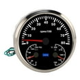 thumbnail image 2 of 110mm 3 in 1 Speedometer Boat Oil Pressure Gauge Tachometer Water Temperature with 7 Color Backlight for Cars, RVs, Boats, Trucks, 2 of 7