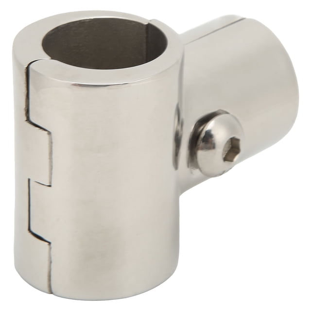 Pasamanos de Barco de Acero Inoxidable, Montaje de pasamanos de Barco de Alta Resistencia, Conector Dividido en T de 90 Grados para Tubo de 25mm/1in