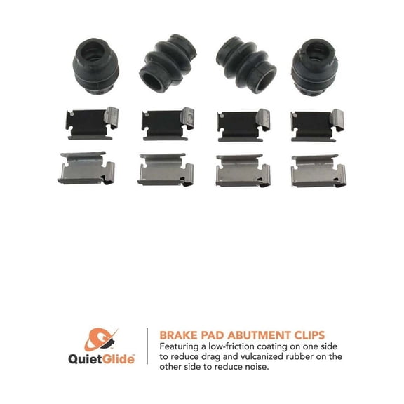 Carlson H5835Q Rear Disc Brake Hardware Kit