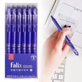 thumbnail image 2 of Erasable Pens, 12 Pens Per Box, Blue Ink, 12 Pcs Erasable Gel Ink Pens, Refillable & Retractable Pens Blue Ink Smooth Writing Pens, 0.5mm Point Pen, Ideal for Schǒ-Ǒl, Journaling, Office Writing, 2 of 9