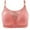 Pinks, variant on LLYwey Sleeping Bras for Women Fashion Women Solid Color Underwire Lace Cotton Pad Push up Daily Bra Big & Tall Size Polyester Padded Bra Style LW-177 Beige L