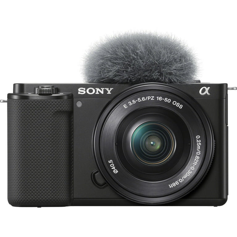 Sony Alpha ZV-E10 Mirrorless Kit Black w/ SEL 16-50mm PZ Lens ILCZVE10L/B  Mirrorless Cameras - Vistek Canada Product Detail