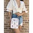 thumbnail image 3 of Michael Kors 35H1S5Cc8V Jet Set Girls Md North South Chain Crossbody Bag Mk White Silver, 3 of 4