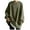 Green, variant on Sweatshirt for Women Fall Oversized Crew Neck Long Sleeve Cap One Shoulder with Pocket Plain Leisure Cotton Pullover Sweatshirts(Grey,M)