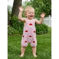 thumbnail image 5 of Lairauiy Baby Toddler Boy 4th of July Overall Romper 3 6 12 18 Months Flag/Popsicle Embroidery Sleeveless Patriotic Striped Jumpsuits, 5 of 9