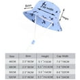thumbnail image 2 of FUNDUFI Toddler Kids Sun Hat Cartoon Plane Printed Adjustable Wide Brim Boys Girls Bucket Hat Summer Sunshade Beach Hats Outdoor Play Hat For Children, 2 of 2