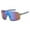 Transparent XL Sport Sunglasses, variant on Sport HD Sunglasses Futuristic Men Women Large Wrap Around Black Frame New
