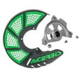 thumbnail image 1 of Acerbis X-Brake Vented Front Disc Cover with Mounting Kit Black/Green for Yamaha YZ125 2002-2018, 1 of 1