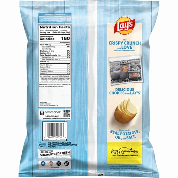 Lay's® Lightly Salted Potato Chips Party Size
