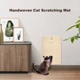 thumbnail image 3 of Cat Scratcher Mat Natural Sisal Scratching Mat with Plush Ball Furniture Protector Anti-Slip Walls Floors Cat Scratcher Pad Rug, 3 of 7
