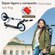 thumbnail image 3 of Scooter UPGO Plegable para Niños y Adolescentes, Azul, Ruedas de 20cm, Altura Ajustable, Carga 110kg, 3 of 8