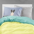 thumbnail image 2 of Carolines Treasures BB5657PILLOWCASE Papillon Black White Welcome Fabric Standard Pillowcase Standard multicolor, 2 of 2