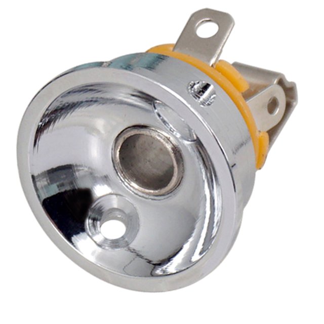 Soporte de enchufe empotrable cromado profesional TL FLhrweasw Metal