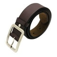thumbnail image 2 of Eosunjian Classic Men Faux Leather Casual Business Waist Strap Belt Fashion Accessory Gift Coffee, 2 of 7