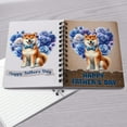 thumbnail image 4 of Shiba Inu Proud Dad Happy Father's Day Spiral Bound Journal Shibas Dog Lovers Gifts Idea 5x7in Spiral Notebook - 02008, 4 of 5