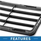 thumbnail image 5 of Parrilla del parachoques delantero Unique Bargains adecuada para Toyota Camry SE 2012 negra, 5 of 6