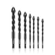 thumbnail image 1 of Brocas giratorias para azulejos, abridor de agujeros de vidrio cerámico, revestimiento de aleación dura, piedra de carpintería, Kit de energía para construcción, accesorios, 7 Uds. Eigraketly TO000999-05, 1 of 7