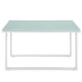 thumbnail image 3 of Modway Fortuna Outdoor Patio Side Table in White, 3 of 3