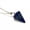 10#lapis lazuli, variant on Natural Gemstone Crystal Quartz Healing Pendulum Pendant Chakra Chain Necklace-20#Pink Hexagonal Crystal