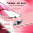 thumbnail image 2 of [5 in 1 for iPhone 13 Mini Case, with 2 Pack Screen Protector + 2 Pack Camera Lens Protector, Liquid Silicone Ultra Slim Shockproof Protective Phone Case 5.4 inch (Pink), 2 of 14