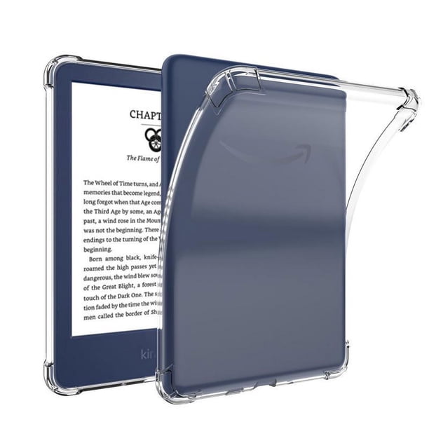 ZHAOCHENG Funda compatible con la nueva tableta Amazon Kindle Fire 7 (novena generación, lanzamiento de 2019), carcasa de TPU acrílico transparente ultra suave y flexible con protección de bordes a pr