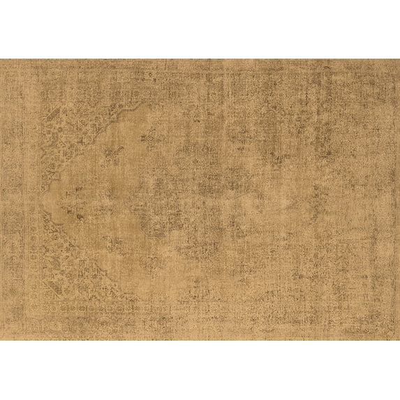 Ahgly Company Indoor Rectangle Oriental Brown Industrial Area Rugs, 2' x 3'
