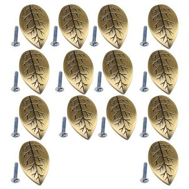 14x de Perillas de Bronce Retro para Muebles Armario de Cocina Cajón Armario Armario Armario Decoración