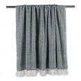 thumbnail image 2 of Arrowhead Woven Throw, 50x60" with 3" Fringe, French Blue, 1 Piece, 2 of 3