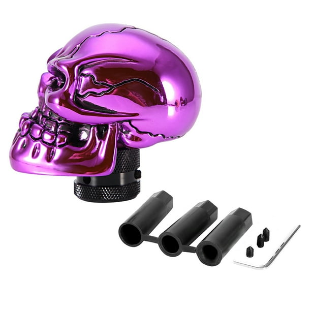 Perilla De Palanca De Cambios De Calavera, Perilla De Palanca De Cambios Universal, Reemplazo De Manija De Palanca De Cambios De Esqueleto Con 3 Mangueras